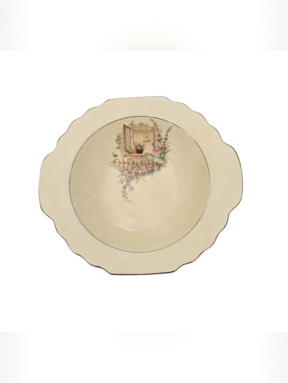 Vintage 1947 W.S. George Canarytone LIDO Bowl Breakfast Nook Cottagecore